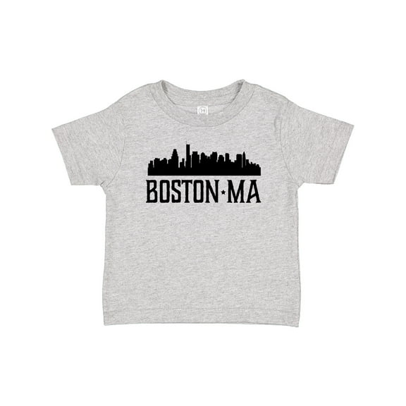 Inktastic Boston Massachusetts Skyline City Silhouette Boys or Girls Baby T-Shirt
