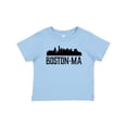 thumbnail image 1 of Inktastic Boston Massachusetts Skyline City Silhouette Boys or Girls Baby T-Shirt, 1 of 5