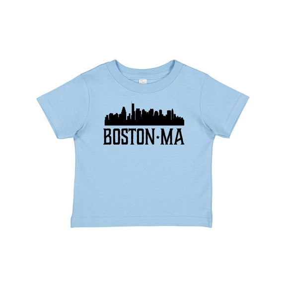 Inktastic Boston Massachusetts Skyline City Silhouette Boys or Girls Baby T-Shirt