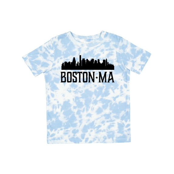 Inktastic Boston Massachusetts Skyline City Silhouette Boys or Girls Toddler T-Shirt