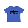 thumbnail image 1 of Inktastic Boston Massachusetts Skyline City Silhouette Boys or Girls Toddler T-Shirt, 1 of 5