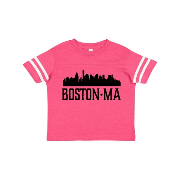 Inktastic Boston Massachusetts Skyline City Silhouette Boys or Girls Toddler T-Shirt