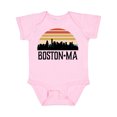 thumbnail image 1 of Inktastic Boston Massachusetts Skyline Sunset Boys or Girls Baby Bodysuit, 1 of 5