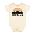 thumbnail image 1 of Inktastic Boston Massachusetts Skyline Sunset Boys or Girls Baby Bodysuit, 1 of 5