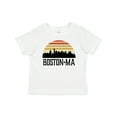 thumbnail image 1 of Inktastic Boston Massachusetts Skyline Sunset Boys or Girls Baby T-Shirt, 1 of 5