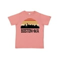 thumbnail image 1 of Inktastic Boston Massachusetts Skyline Sunset Boys or Girls Toddler T-Shirt, 1 of 5