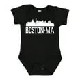 thumbnail image 1 of Inktastic Boston Massachussetts Skyline Boys or Girls Baby Bodysuit, 1 of 5