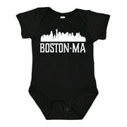 Inktastic Boston Massachussetts Skyline Boys or Girls Baby Bodysuit