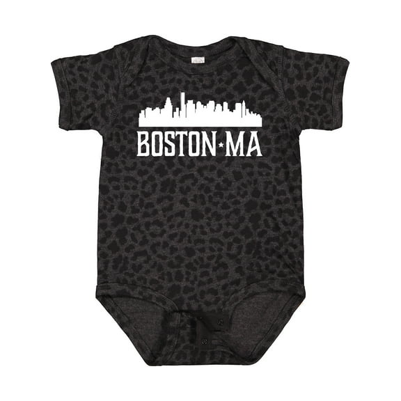 Inktastic Boston Massachussetts Skyline Boys or Girls Baby Bodysuit