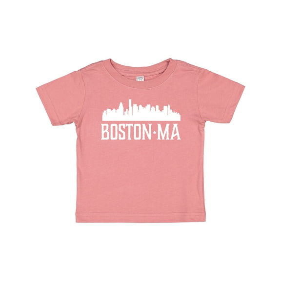 Inktastic Boston Massachussetts Skyline City Silhouette Boys or Girls Baby T-Shirt