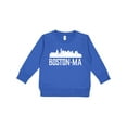 thumbnail image 1 of Inktastic Boston Massachussetts Skyline City Silhouette Toddler Sweatshirt, 1 of 4