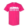 thumbnail image 1 of Inktastic Boston Massachussetts Skyline T-Shirt, 1 of 5