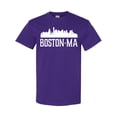 thumbnail image 1 of Inktastic Boston Massachussetts Skyline T-Shirt, 1 of 5