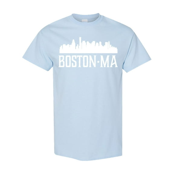 Inktastic Boston Massachussetts Skyline T-Shirt