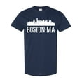 thumbnail image 1 of Inktastic Boston Massachussetts Skyline T-Shirt, 1 of 5