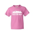 thumbnail image 1 of Inktastic Boston Massachussetts Skyline Youth T-Shirt, 1 of 5
