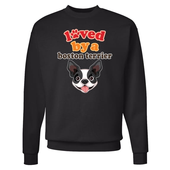 Inktastic Boston Terrier Dog Adult Sweatshirt