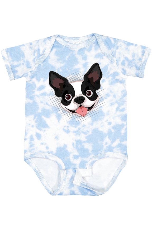 Boston Terrier Dog Boys or Girls Baby Bodysuit
