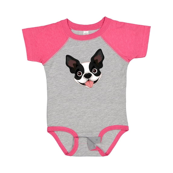 Inktastic Boston Terrier Dog Gift Boys or Girls Baby Bodysuit