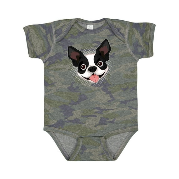 Inktastic Boston Terrier Dog Gift Boys or Girls Baby Bodysuit