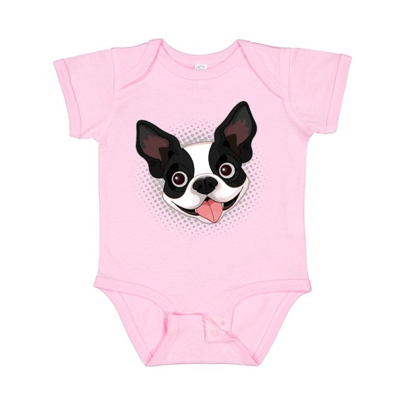 Inktastic Boston Terrier Dog Gift Boys or Girls Baby Bodysuit