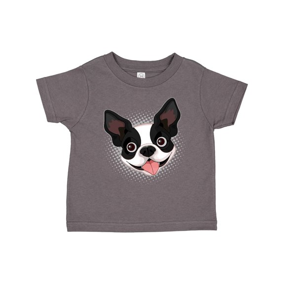 Inktastic Boston Terrier Dog Gift Boys or Girls Toddler T-Shirt