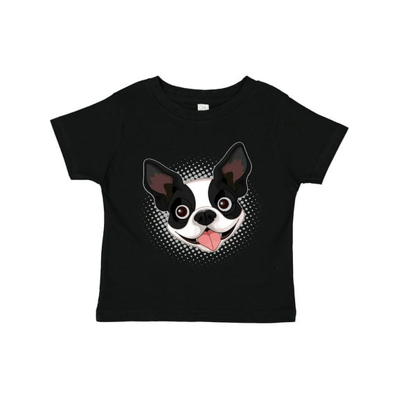 Inktastic Boston Terrier Dog Gift Boys or Girls Toddler T-Shirt
