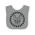 thumbnail image 1 of Inktastic Boston Terrier Dog Gift Idea Girls Baby Bib, 1 of 4