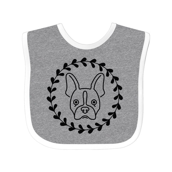 Inktastic Boston Terrier Dog Gift Idea Girls Baby Bib