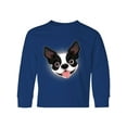 thumbnail image 1 of Inktastic Boston Terrier Dog Gift Long Sleeve Youth T-Shirt, 1 of 5