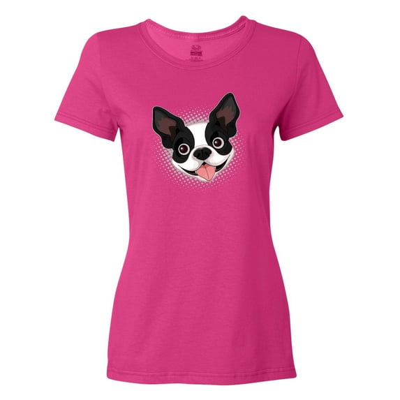 Inktastic Boston Terrier Dog Gift Women's T-Shirt