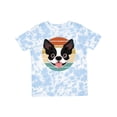 thumbnail image 1 of Inktastic Boston Terrier Dog Retro Sunset Boys or Girls Toddler T-Shirt, 1 of 5