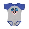 thumbnail image 1 of Inktastic Boston Terrier Dog US Flag July 4th Boys or Girls Baby Bodysuit, 1 of 5