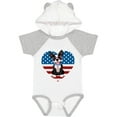 thumbnail image 1 of Inktastic Boston Terrier Dog US Flag July 4th Boys or Girls Baby Bodysuit, 1 of 5
