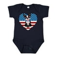 thumbnail image 1 of Inktastic Boston Terrier Dog US Flag July 4th Boys or Girls Baby Bodysuit, 1 of 5