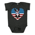 thumbnail image 1 of Inktastic Boston Terrier Dog US Flag July 4th Boys or Girls Baby Bodysuit, 1 of 5