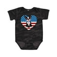 thumbnail image 1 of Inktastic Boston Terrier Dog US Flag July 4th Boys or Girls Baby Bodysuit, 1 of 5