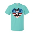 thumbnail image 1 of Inktastic Boston Terrier Dog US Flag July 4th T-Shirt, 1 of 5