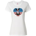 thumbnail image 1 of Inktastic Boston Terrier Dog US Flag July 4th Women's T-Shirt, 1 of 5