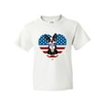 thumbnail image 1 of Inktastic Boston Terrier Dog US Flag July 4th Youth T-Shirt, 1 of 5