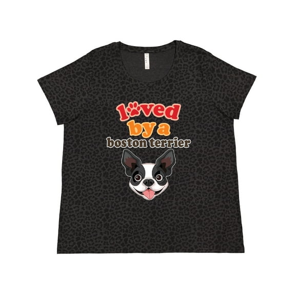 Inktastic Boston Terrier Dog Women's Plus Size T-Shirt
