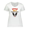 thumbnail image 1 of Inktastic Boston Terrier Dog Women's Plus Size T-Shirt, 1 of 5