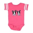 thumbnail image 1 of Inktastic Boston Terriers (dark Apparel) Boys or Girls Baby Bodysuit, 1 of 5