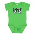 thumbnail image 1 of Inktastic Boston Terriers (dark Apparel) Boys or Girls Baby Bodysuit, 1 of 5