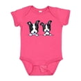 thumbnail image 1 of Inktastic Boston Terriers (dark Apparel) Boys or Girls Baby Bodysuit, 1 of 5