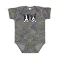 thumbnail image 1 of Inktastic Boston Terriers (dark Apparel) Boys or Girls Baby Bodysuit, 1 of 5