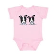 thumbnail image 1 of Inktastic Boston Terriers (dark Apparel) Boys or Girls Baby Bodysuit, 1 of 5