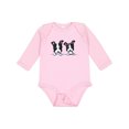 thumbnail image 1 of Inktastic Boston Terriers (dark Apparel) Boys or Girls Long Sleeve Baby Bodysuit, 1 of 5