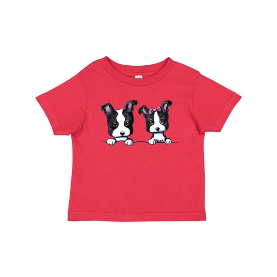Inktastic Boston Terriers (dark Apparel) Boys or Girls Toddler T-Shirt