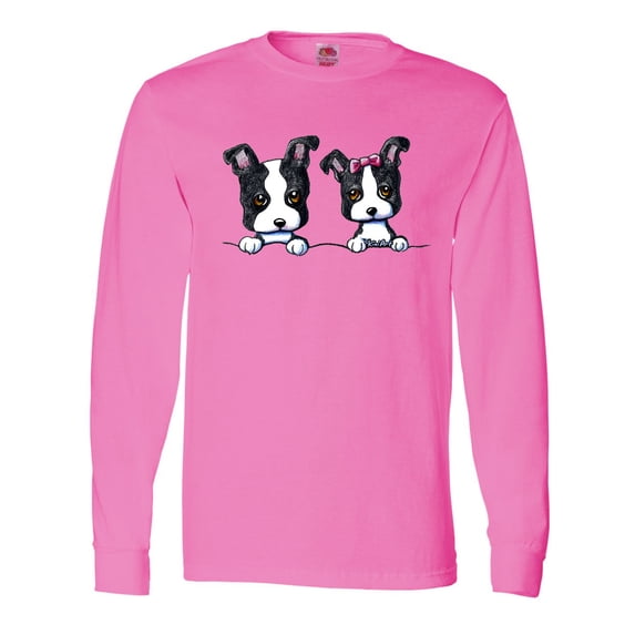 Inktastic Boston Terriers (dark Apparel) Long Sleeve T-Shirt